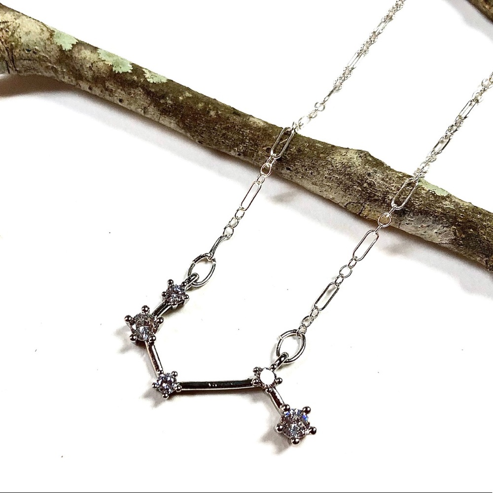 Aries Necklace, Constellation, Zodiac, Astrology